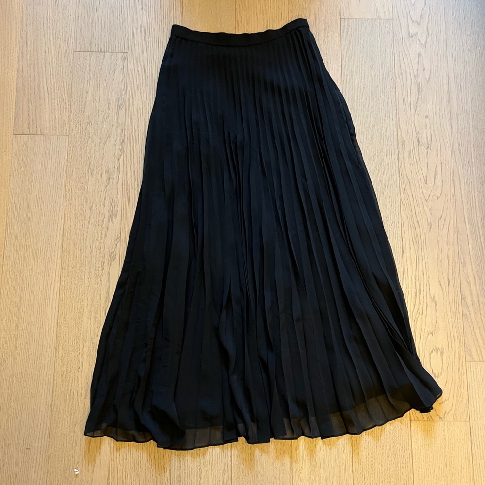 Talbots Petites pleated maxi skirt